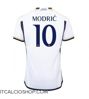 Real Madrid Luka Modric #10 Prima Maglia 2023-24 Manica Corta